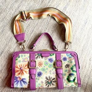 MISSONI Italy Large Floral Shoulder Bag